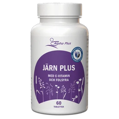 Alpha Plus Järn Plus 60 tabletter