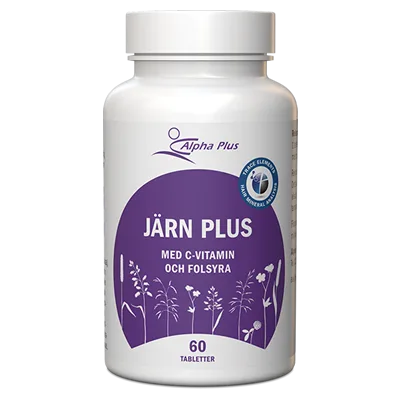 Alpha Plus Järn Plus 60 tabletter