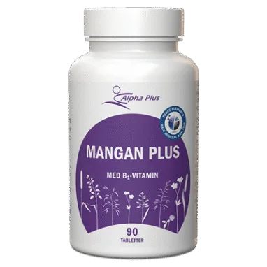 Alpha Plus Mangan Plus 90 tabletter