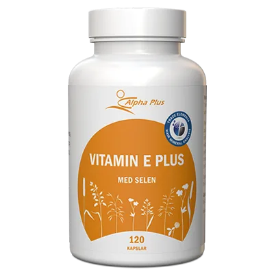 Alpha Plus Vitamin E Plus 120 kapslar