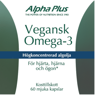 Innehåll, ingredienser och dosering för Vegansk Omega-3