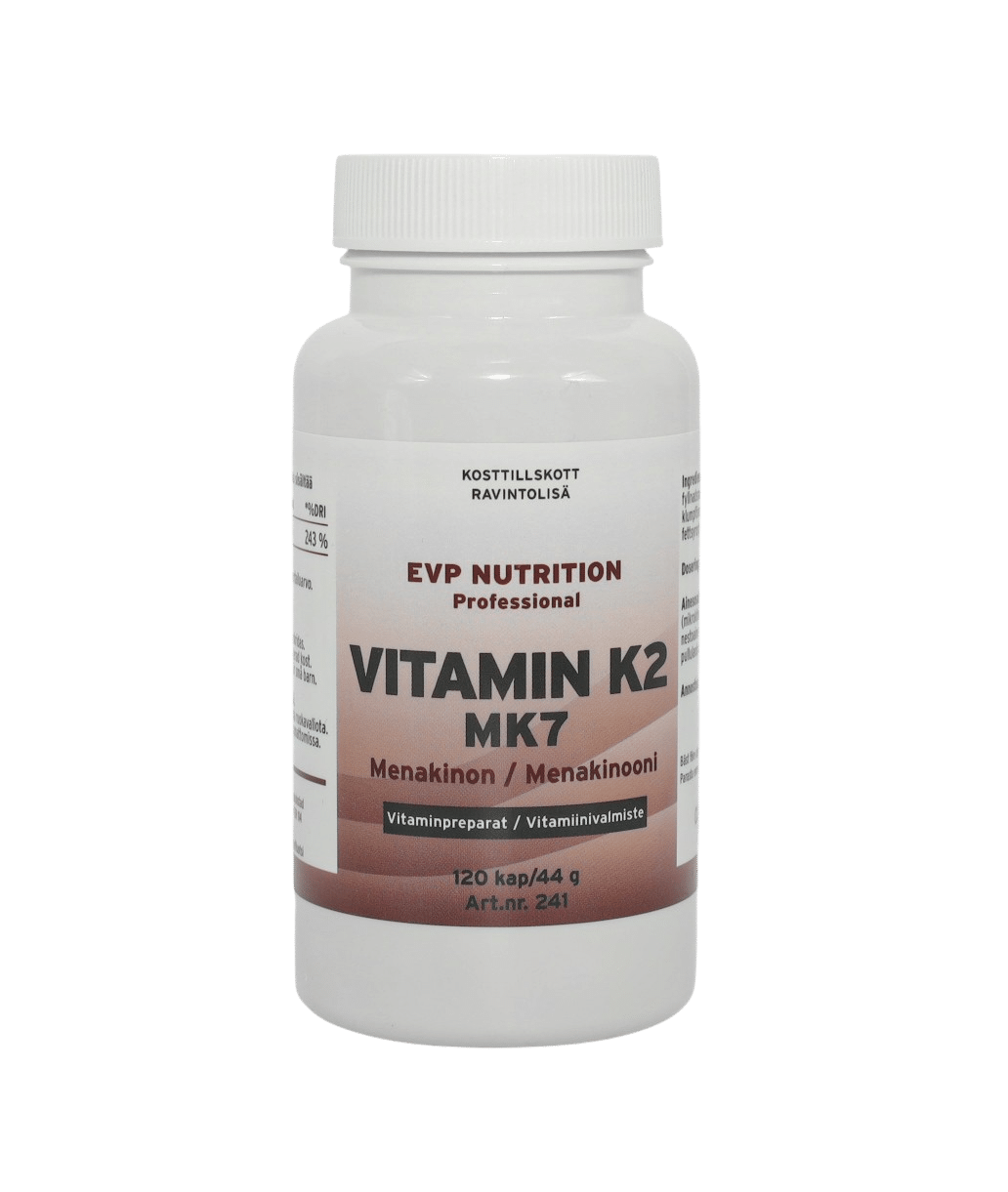 EVP Nutrition Vitamin K2 MK7 120 kapslar