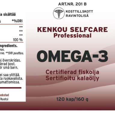 Innehåll, ingredienser och dosering för Omega 3