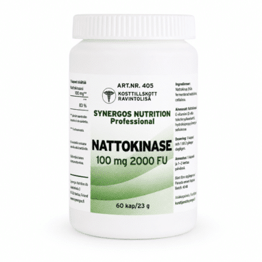 Synergos Nutrition Nattokinase 60 kapslar