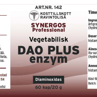 DAO Plus enzym innehåll